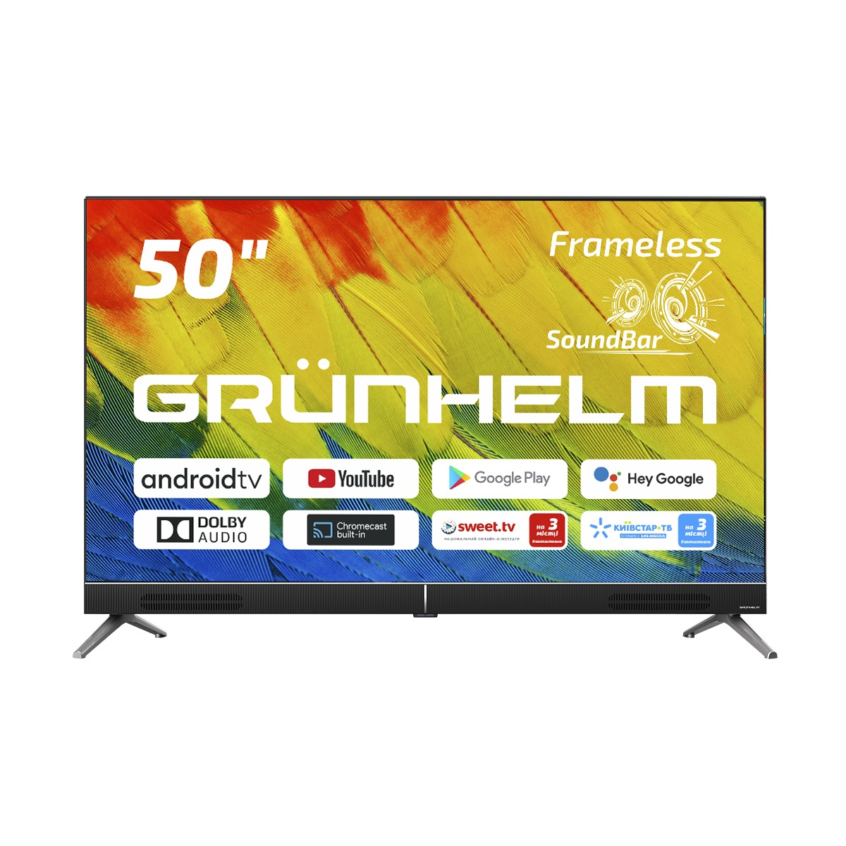 Телевизор Grunhelm GT9UFLSB50-GA2