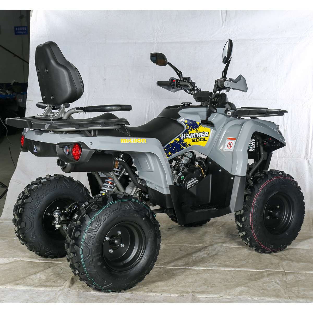 Квадроцикл MIKILON HAMMER U-38 200L Сірий