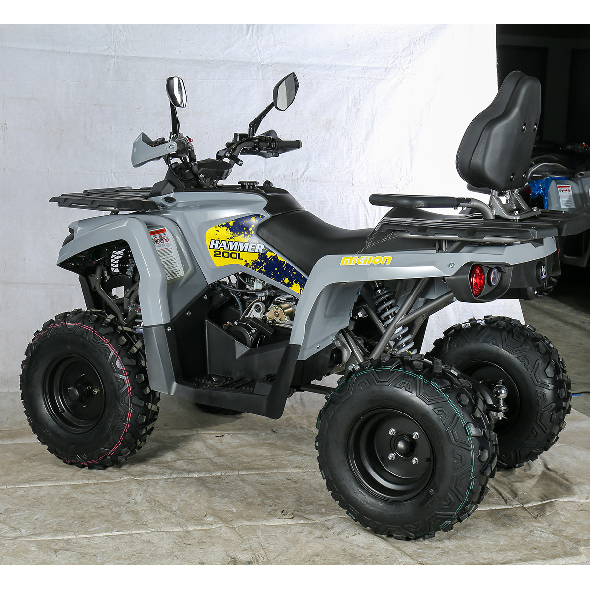 Квадроцикл MIKILON HAMMER U-38 200L Сірий