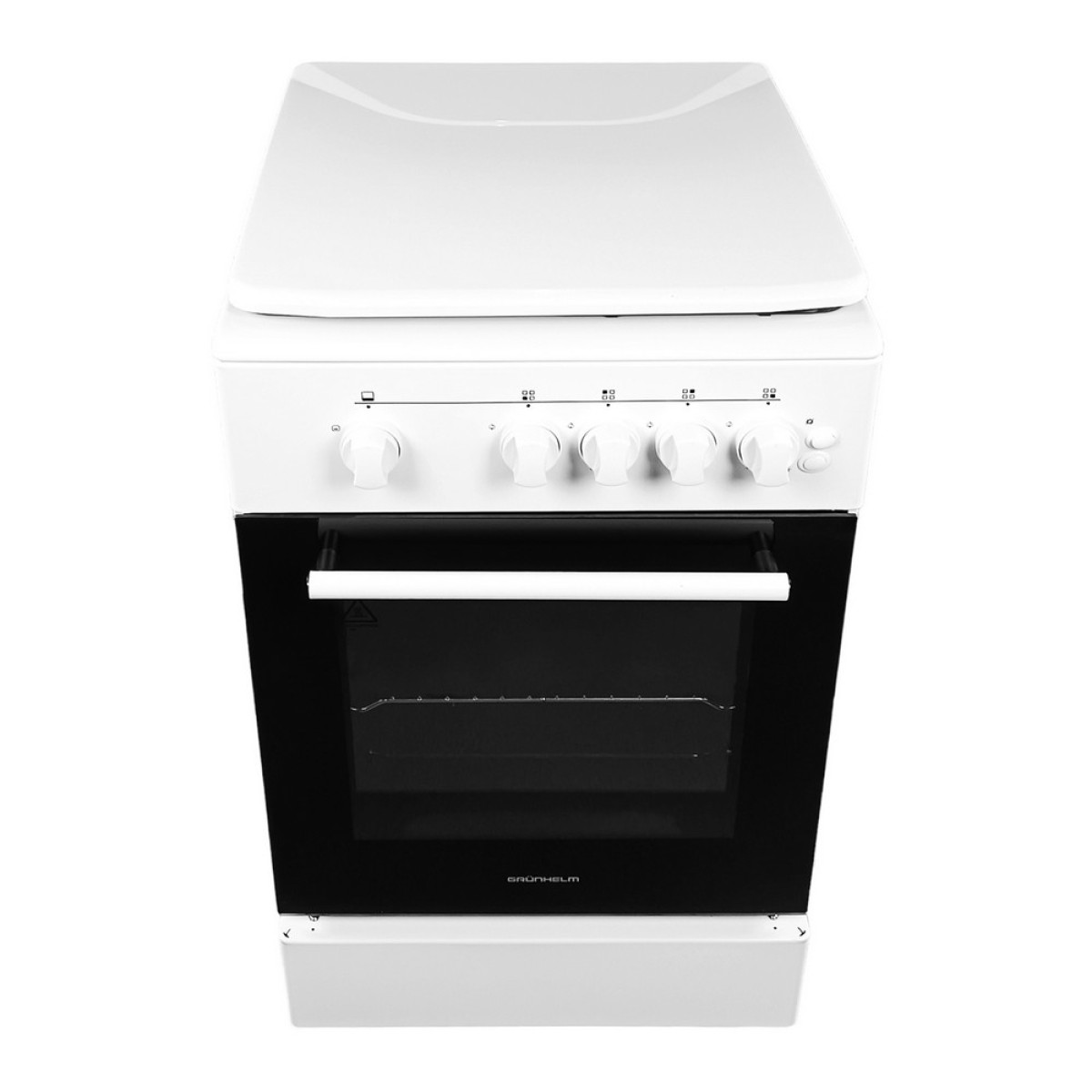 Плита газова біла Grunhelm G4FM5611W