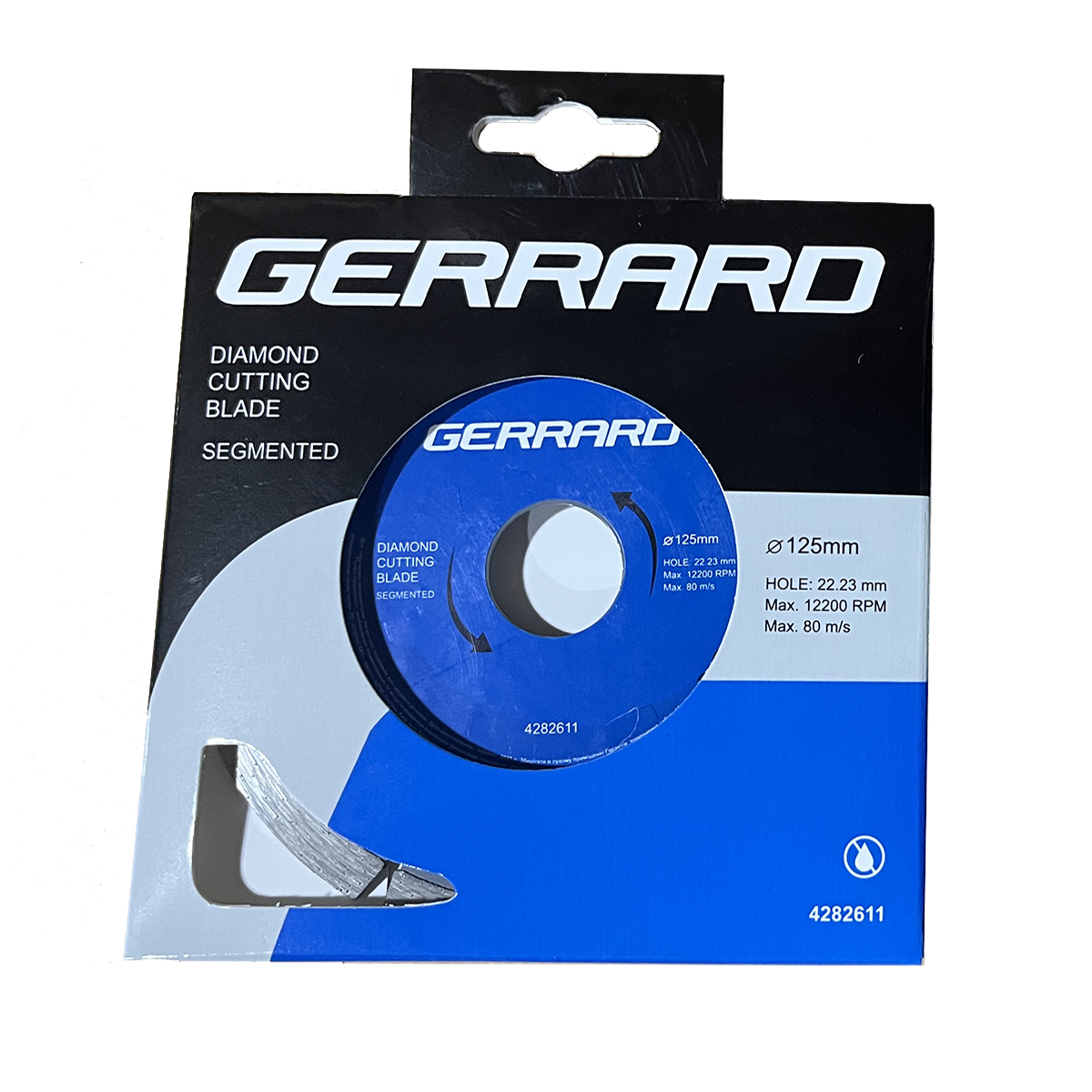 Диск алмазный по бетону Segment - 125x7.5x22.23мм Gerrard 4282611