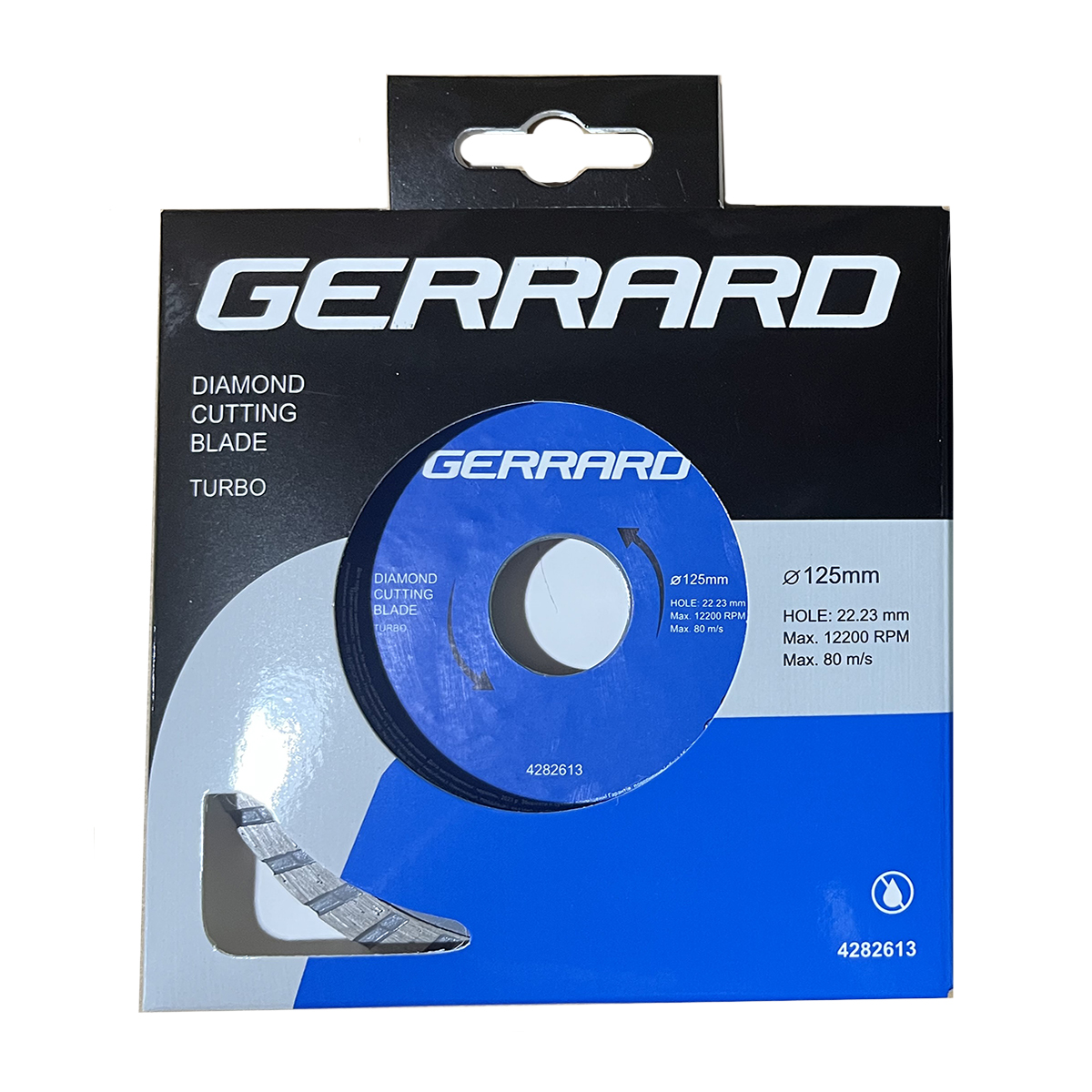 Диск алмазный по бетону Turbo - 125x7.5x22.23мм Gerrard 4282613