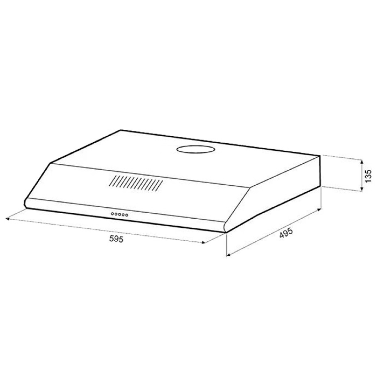 Вытяжка Grunhelm GVP 220 W