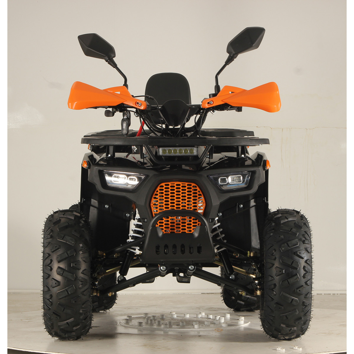 Квадроцикл FORTE ATV125P Чорно-помаранчевий