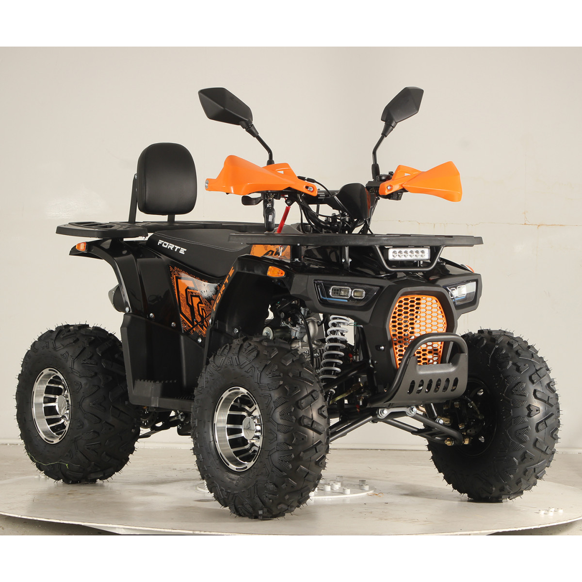 Квадроцикл FORTE ATV125P Чорно-помаранчевий