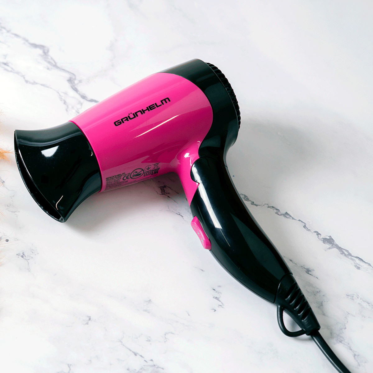 Фен для сушки волос дорожный Grunhelm GHD-508