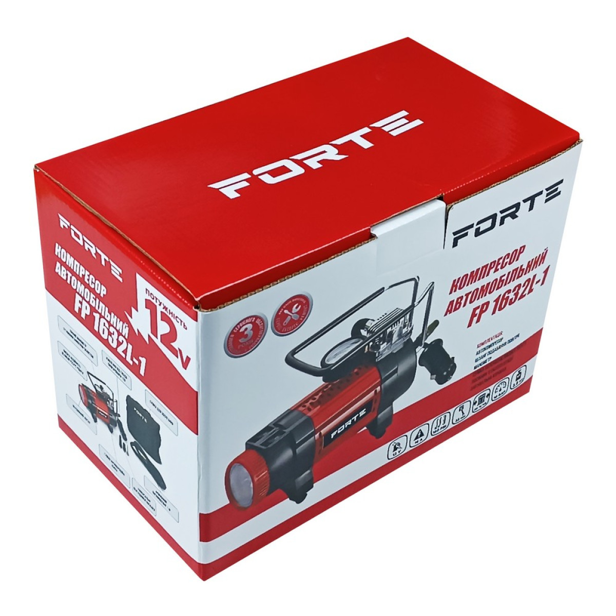 Автомобильный компрессор Forte FP 1632L-1