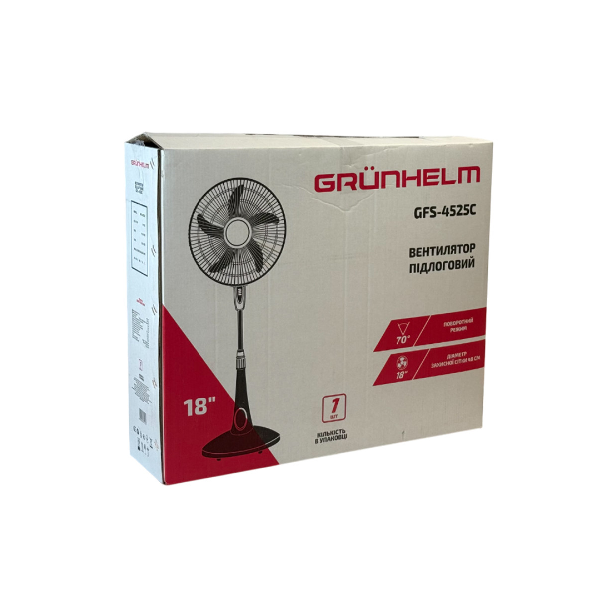 Вентилятор напольный Grunhelm GFS-4525C