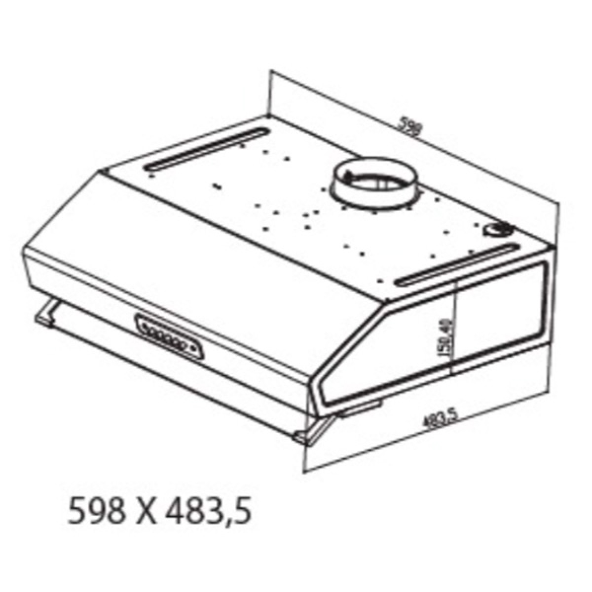Витяжка Grunhelm GVP 410 W