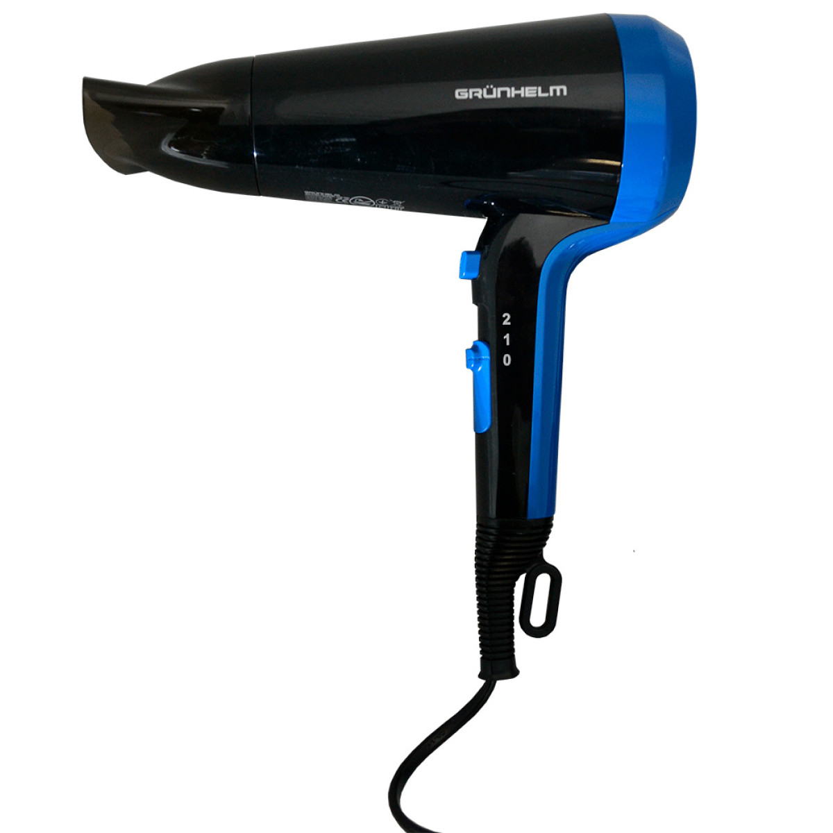 Фен для сушки волосся дорожній Grunhelm GHD-580