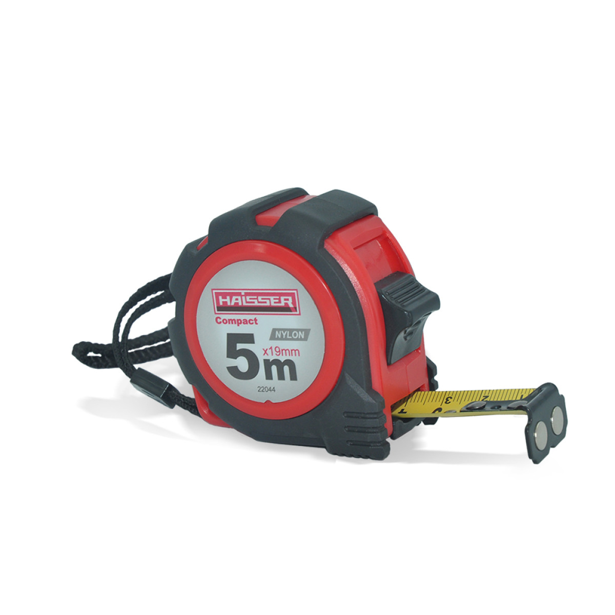 Рулетка вимірювальна 5мx19мм Haisser Compact 22044