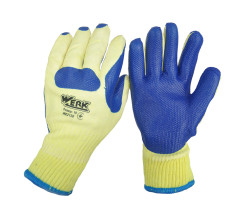 Перчатки с синим латексным покрытием Werk WE2138
