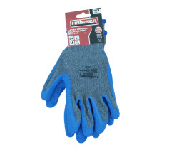 Рукавички поліестер з латексним покриттям розмір 8 Haisser 211438