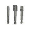 Набір перехідників для торцевих головок Haisser PROFI 1/4", 3/8", 1/2" 3 шт