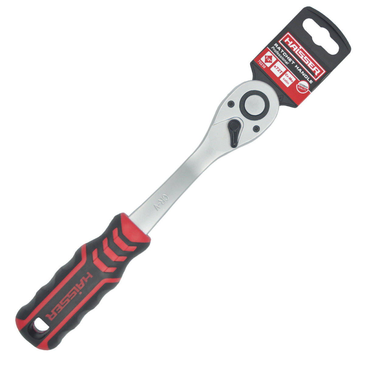 Ключ-трещотка 1/2" 72 зубца Haisser 70230