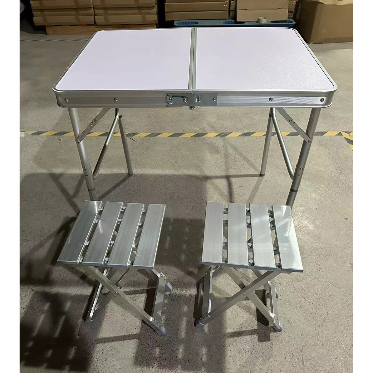 Стіл розкладний зі стільцями алюм стіл 800х600х700, стільці 2 шт 267х267х382 TCS-12 X-Tream