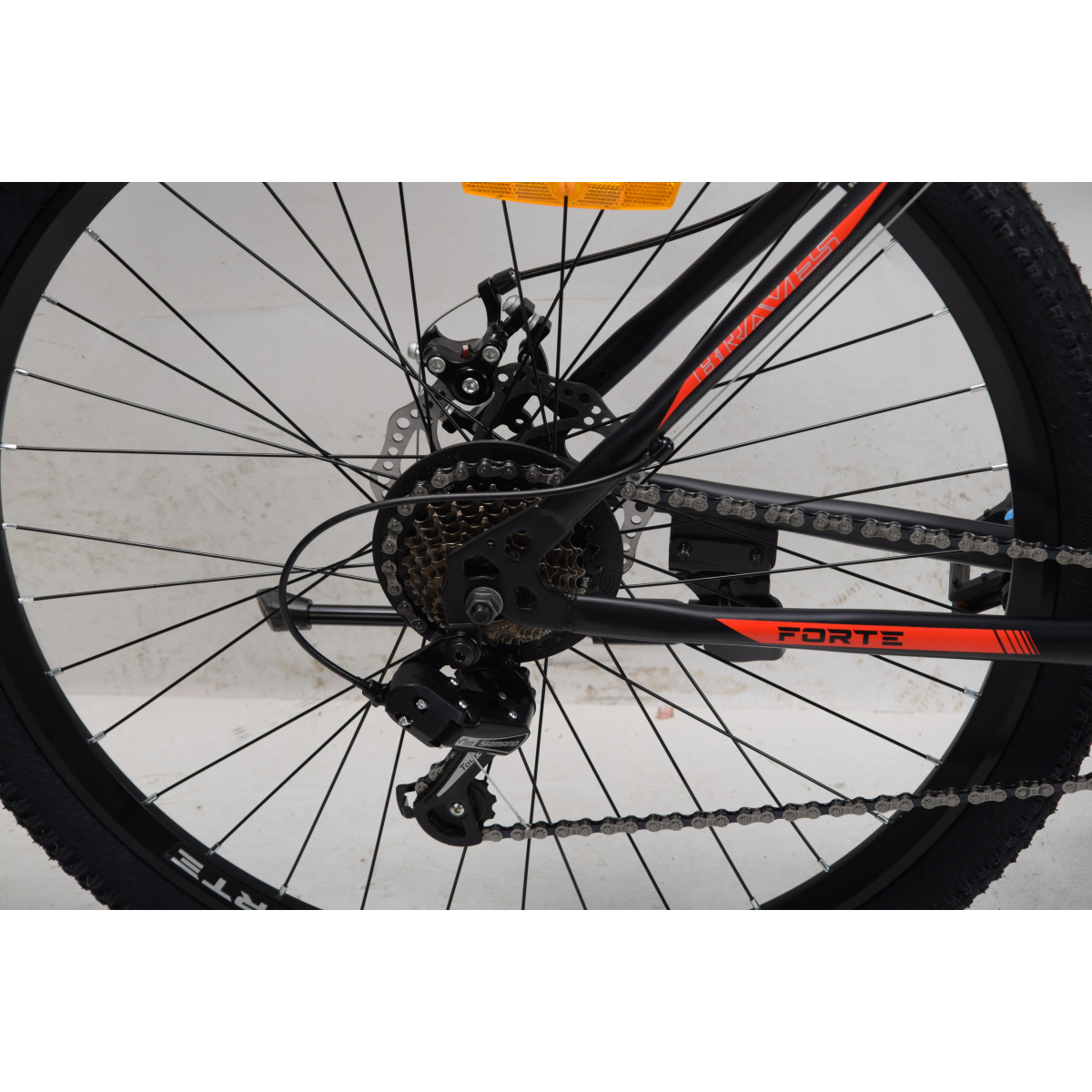 Велосипед Forte Braves МТВ 17"/27.5" (135374) помаранчевий