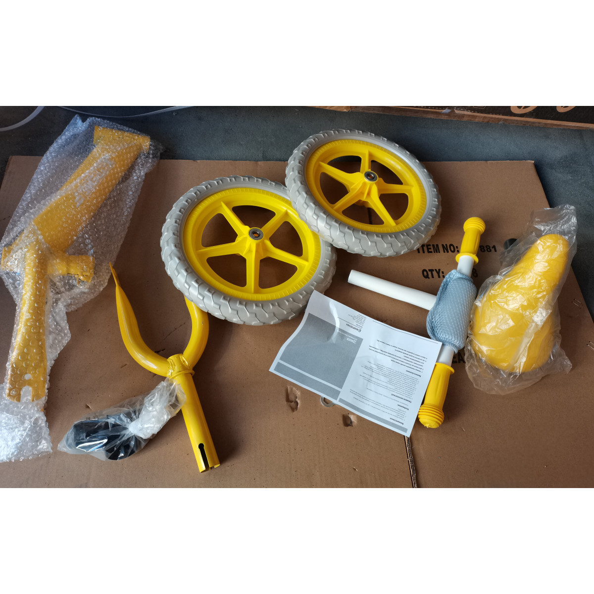 Велобіг дитячий X-Treme BS-001 жовтий