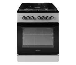 Плита газоелектрична Grunhelm F661234GB сіро-чорна