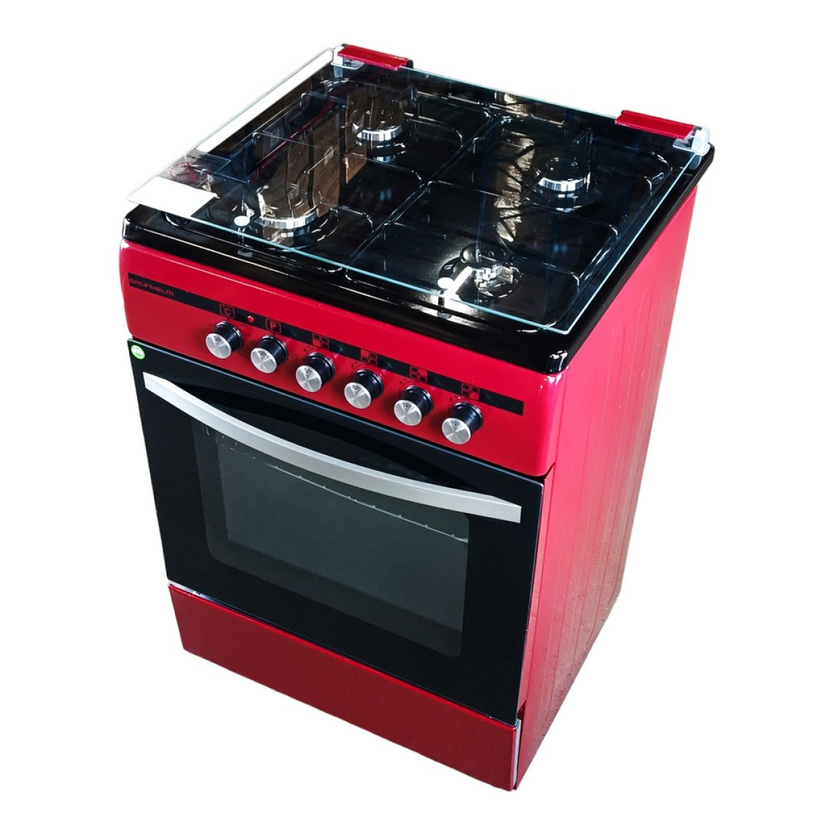 Плита газоэлектрическая Grunhelm FLG6612BU Бургунди