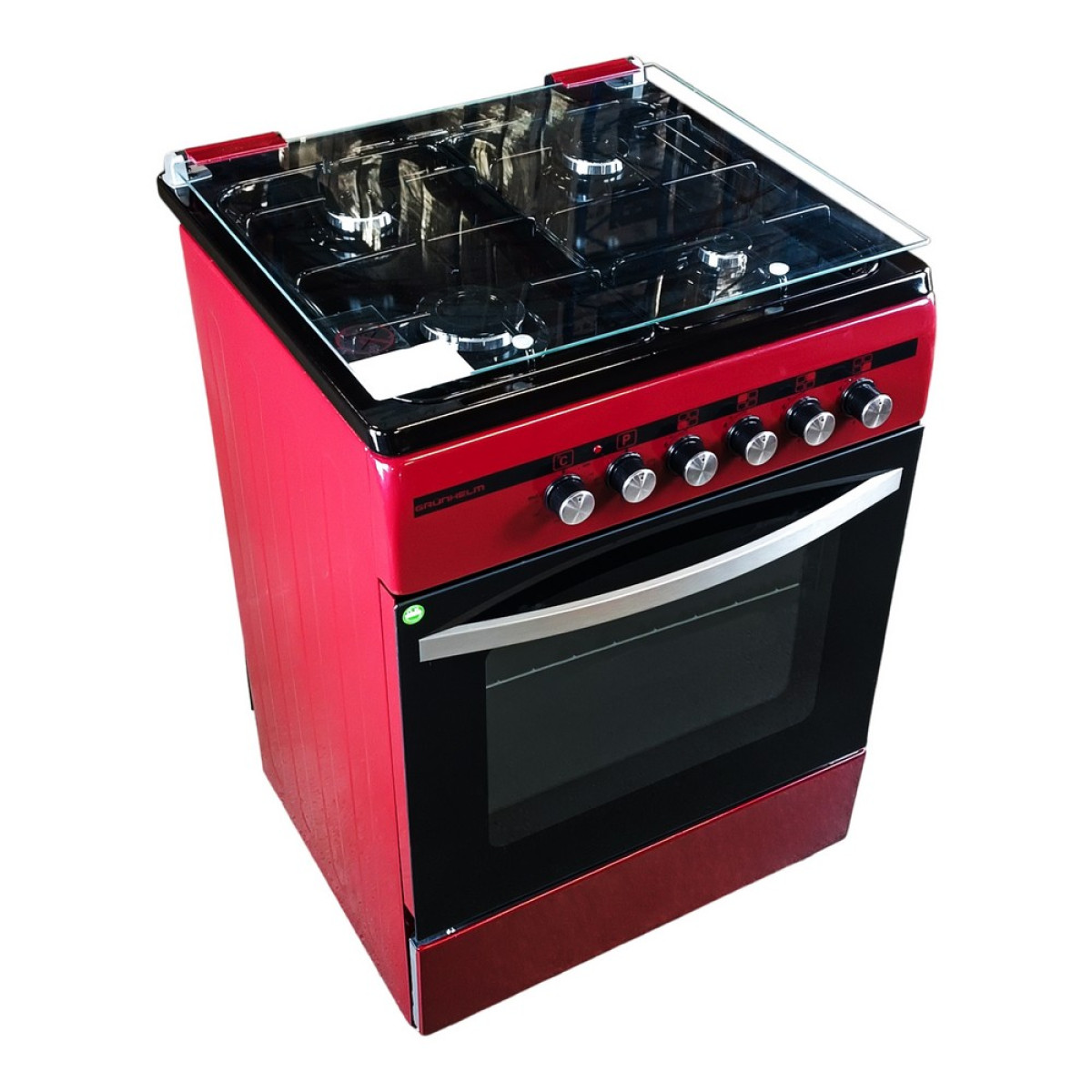 Плита газоэлектрическая Grunhelm FLG6612BU Бургунди