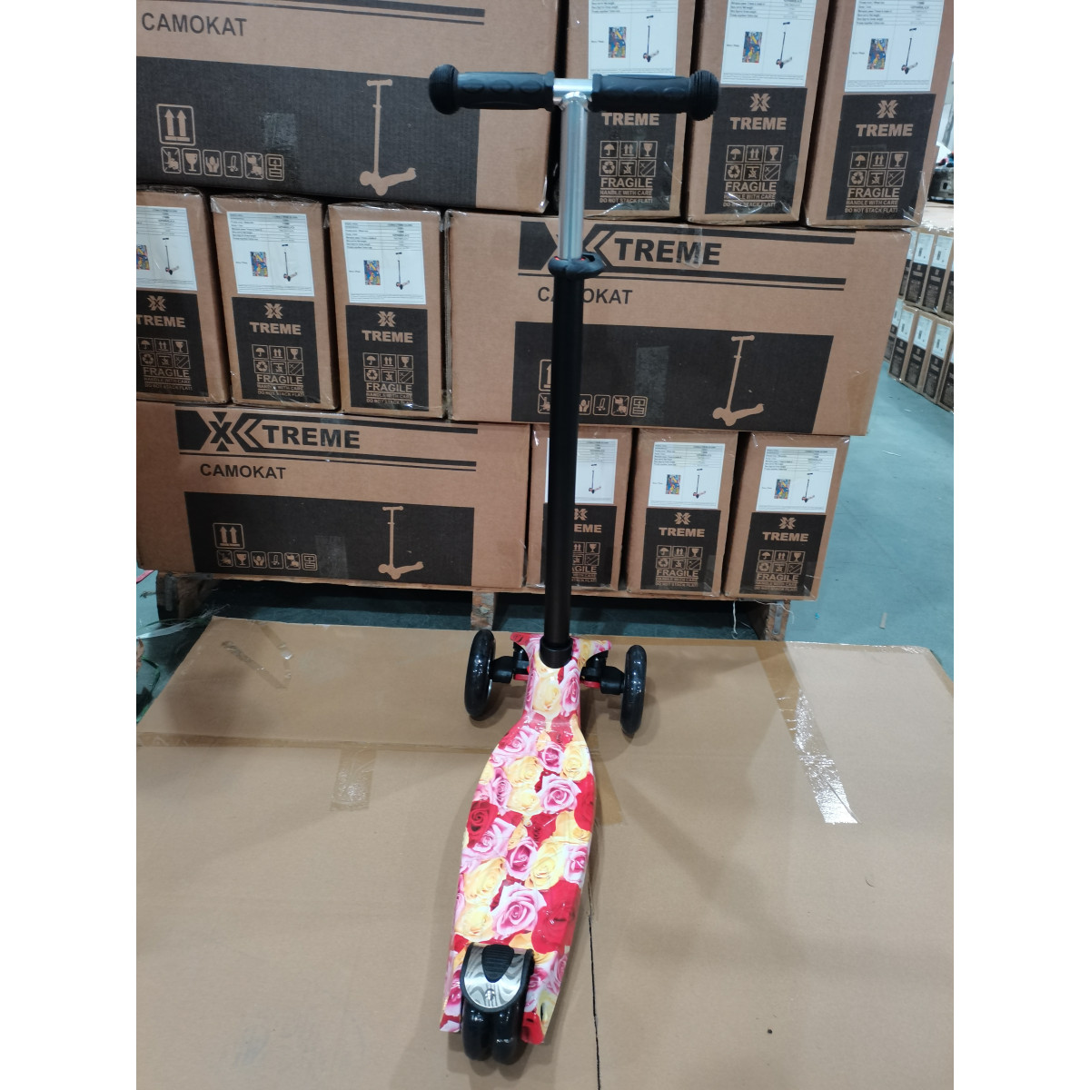 Детский самокат X-TREME KS-209W rose