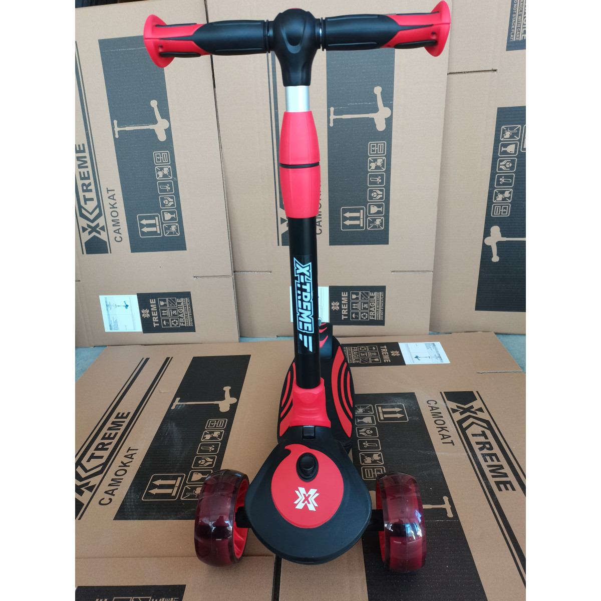 Детский самокат X-TREME KS-268 Красный