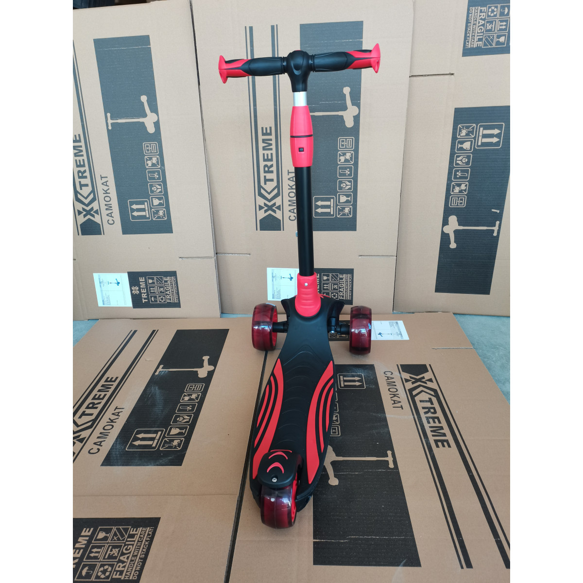 Детский самокат X-TREME KS-268 Красный