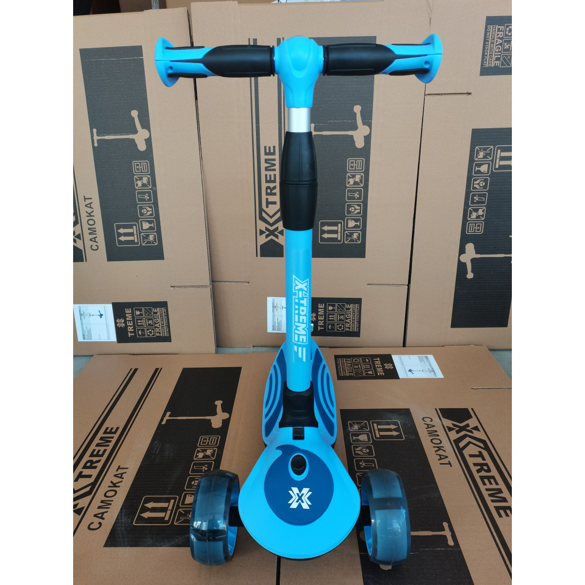 Детский самокат X-TREME KS-268 Голубой
