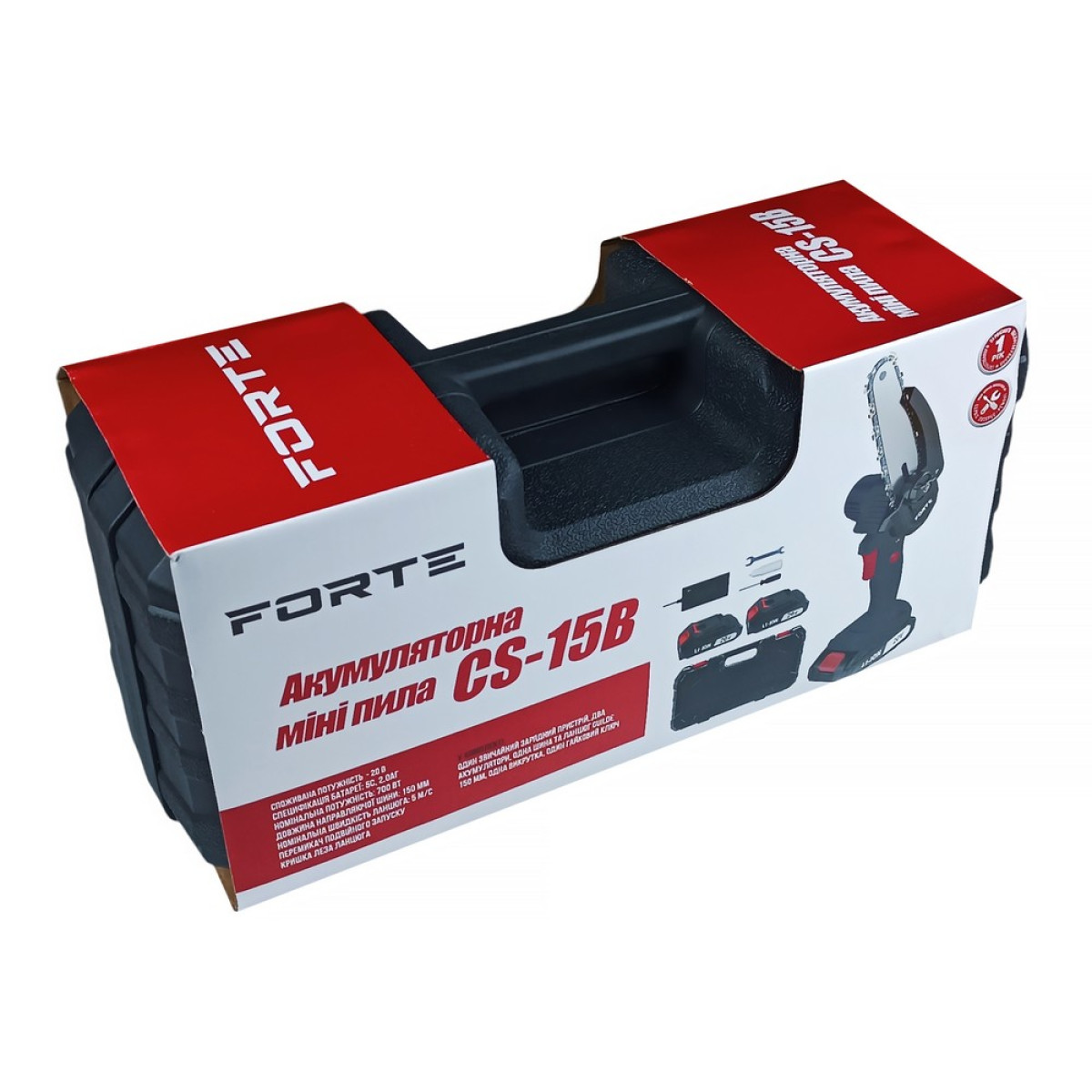 Пила цепная аккумуляторная FORTE CS-15B