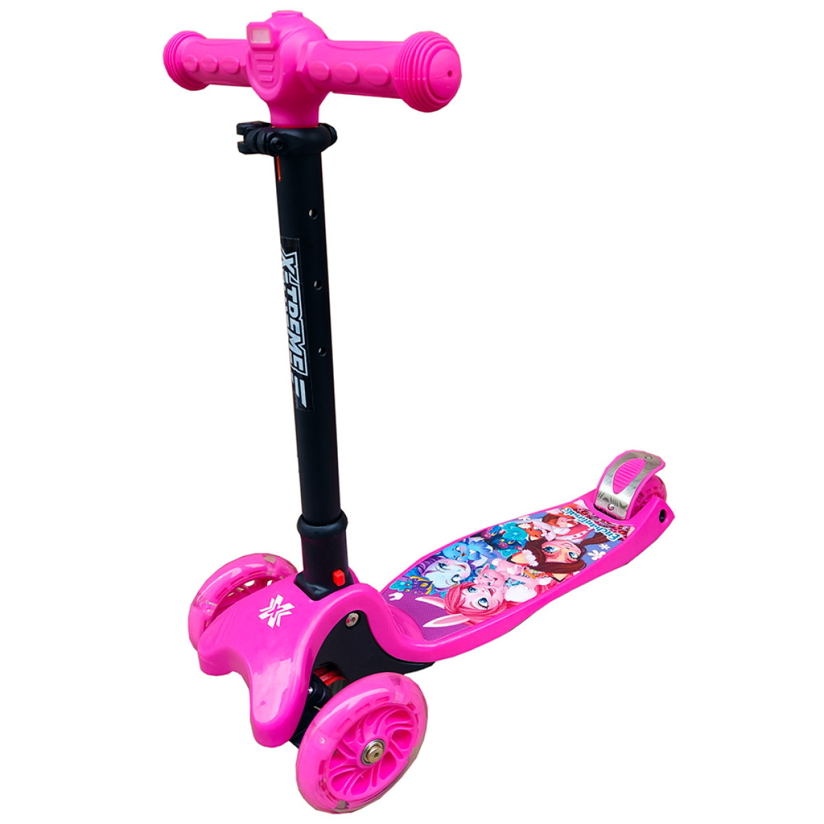 Детский самокат X-TREME KS-210L Розовый