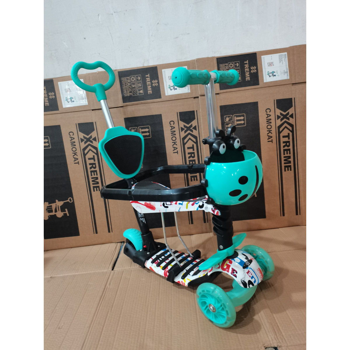 Детский самокат X-TREME KS-705-5W Бирюзовый