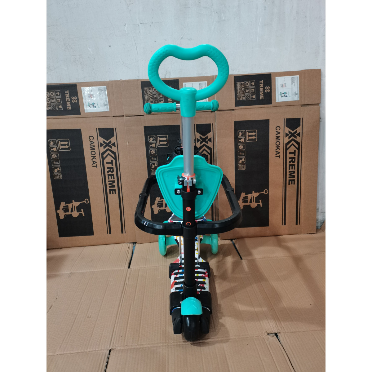 Детский самокат X-TREME KS-705-5W Бирюзовый