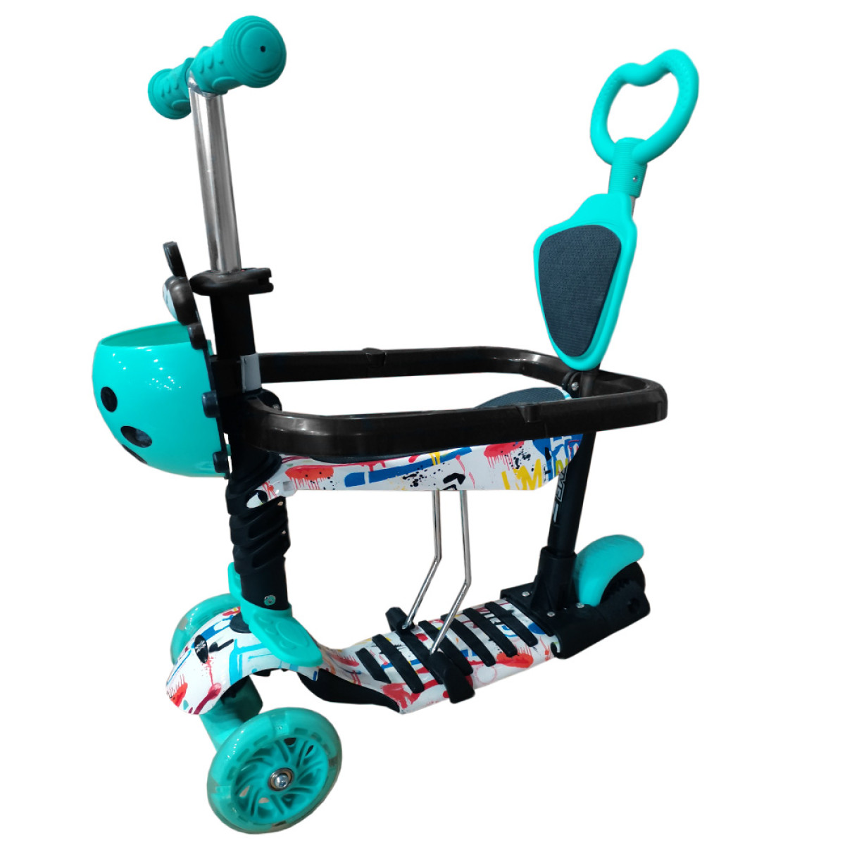 Детский самокат X-TREME KS-705-5W Бирюзовый