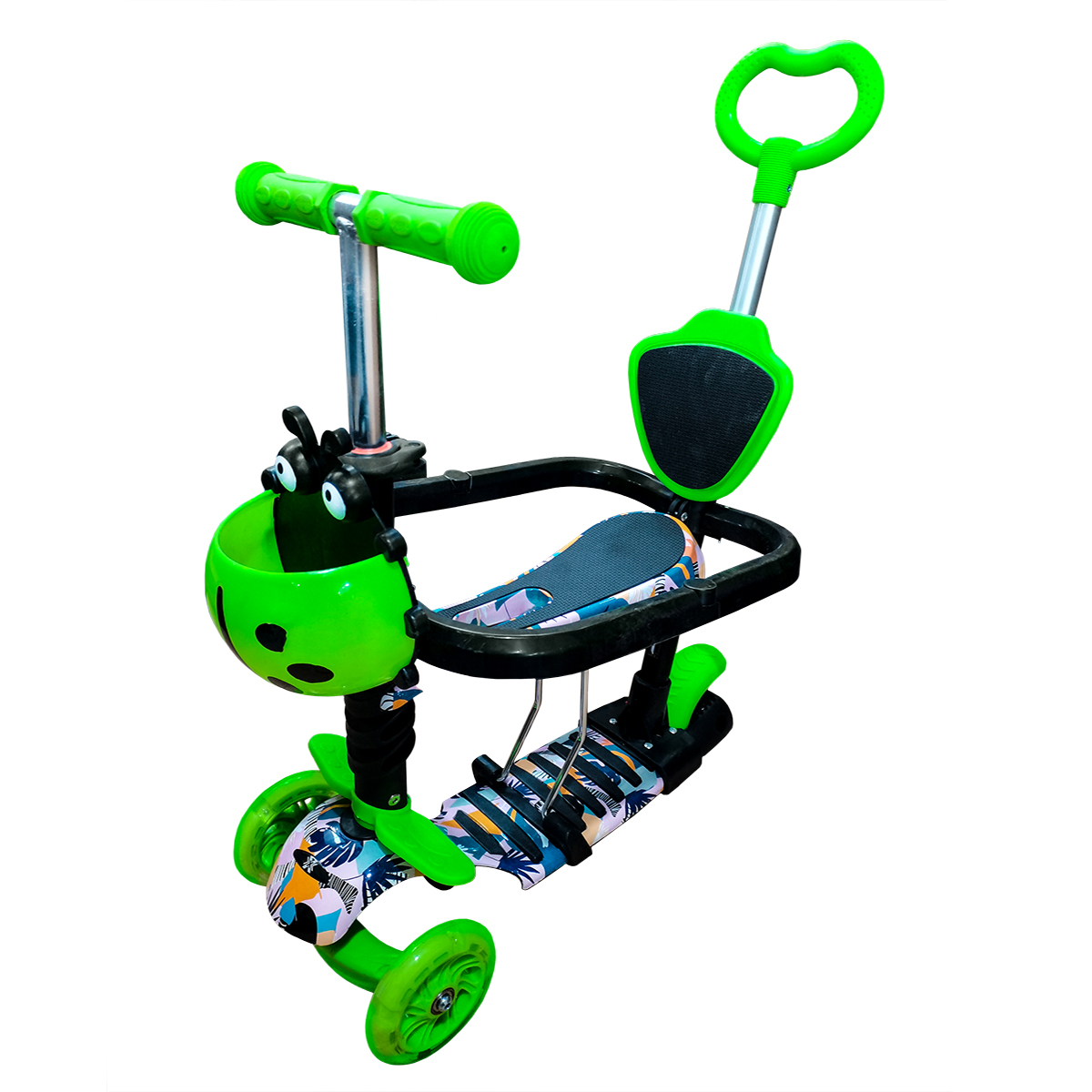 Детский самокат X-TREME KS-705-5W Зеленый
