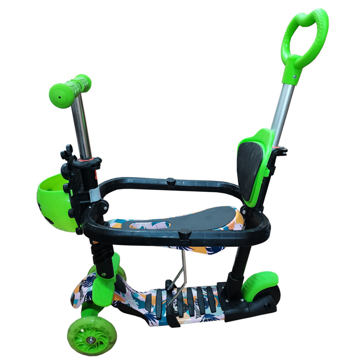 Детский самокат X-TREME KS-705-5W Зеленый