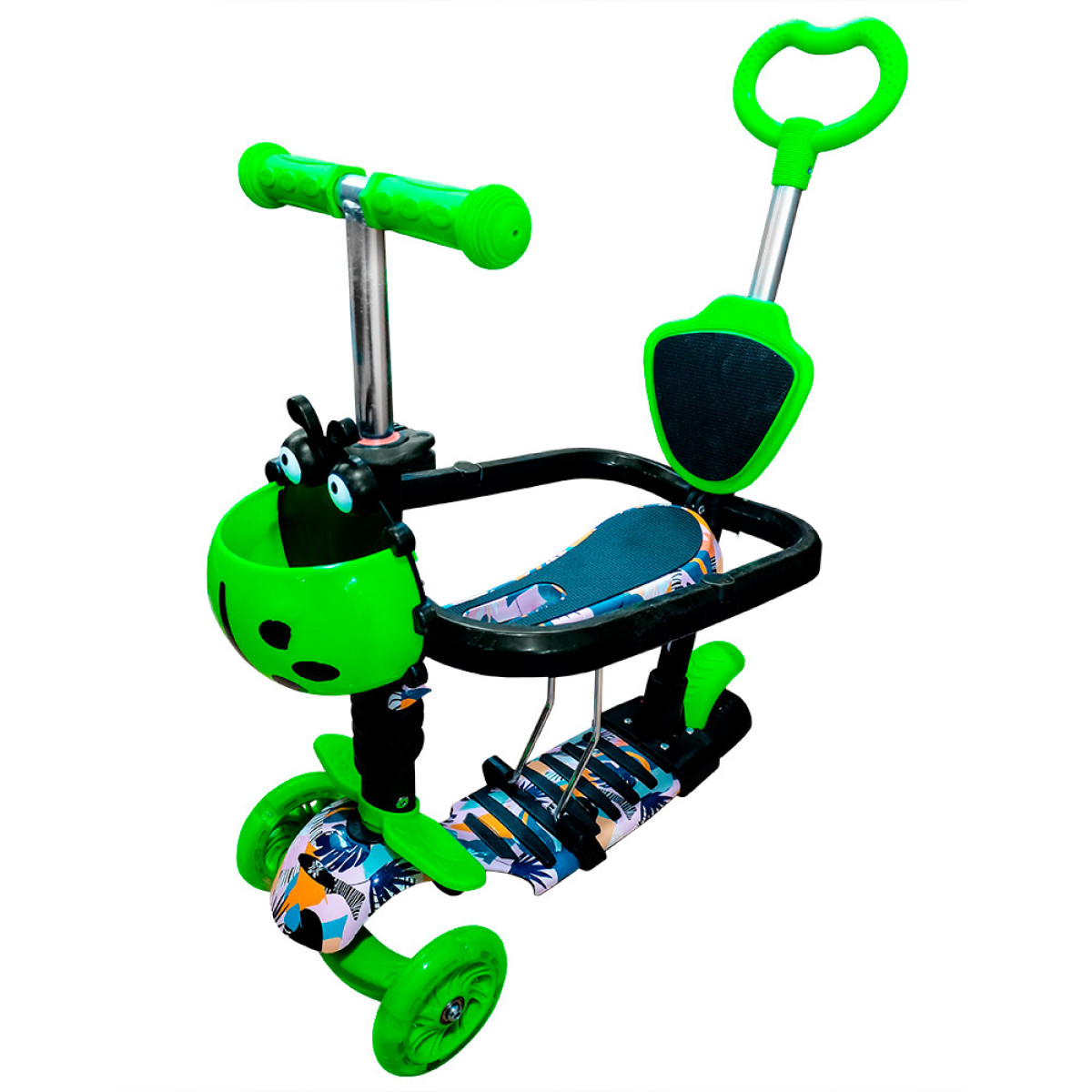Детский самокат X-TREME KS-705-5W Зеленый