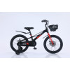Дитячий велосипед Forte LIGHTER 16" Чорно-червоний