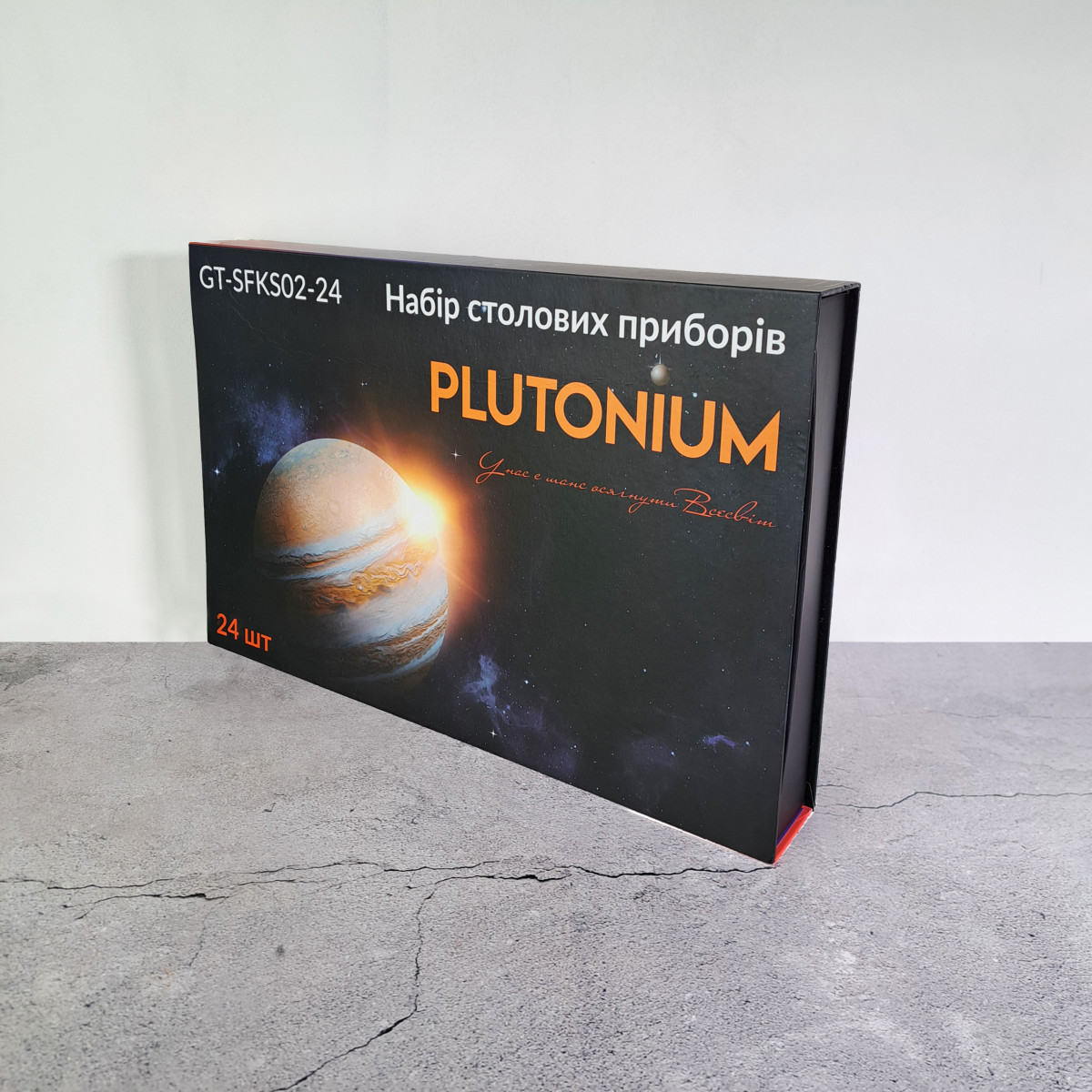 Набір столових приборів Plutonium 24 шт. GT-SFKS02-24 GUSTO