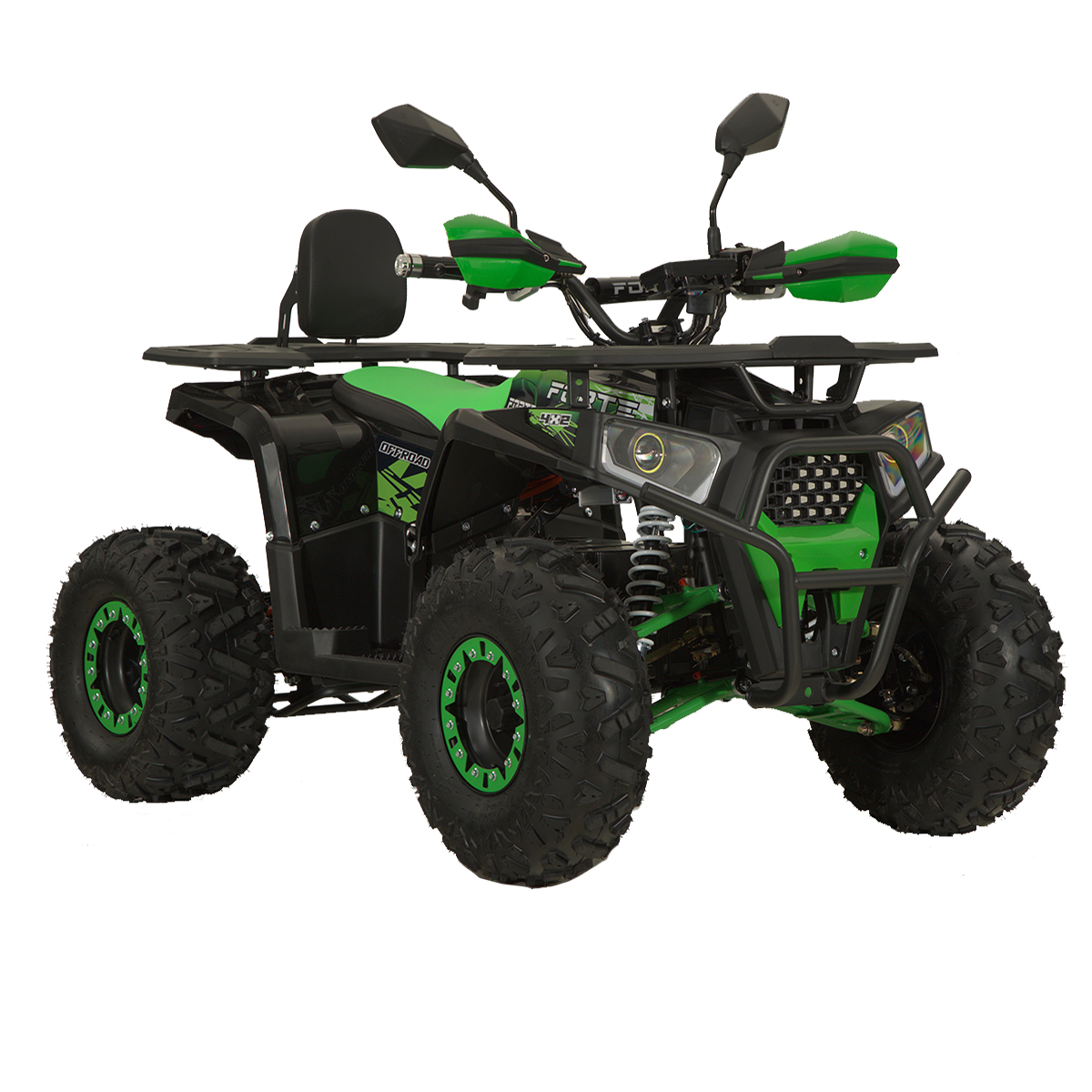 Квадроцикл аккумуляторный FORTE ATV1500G Черно-зеленый