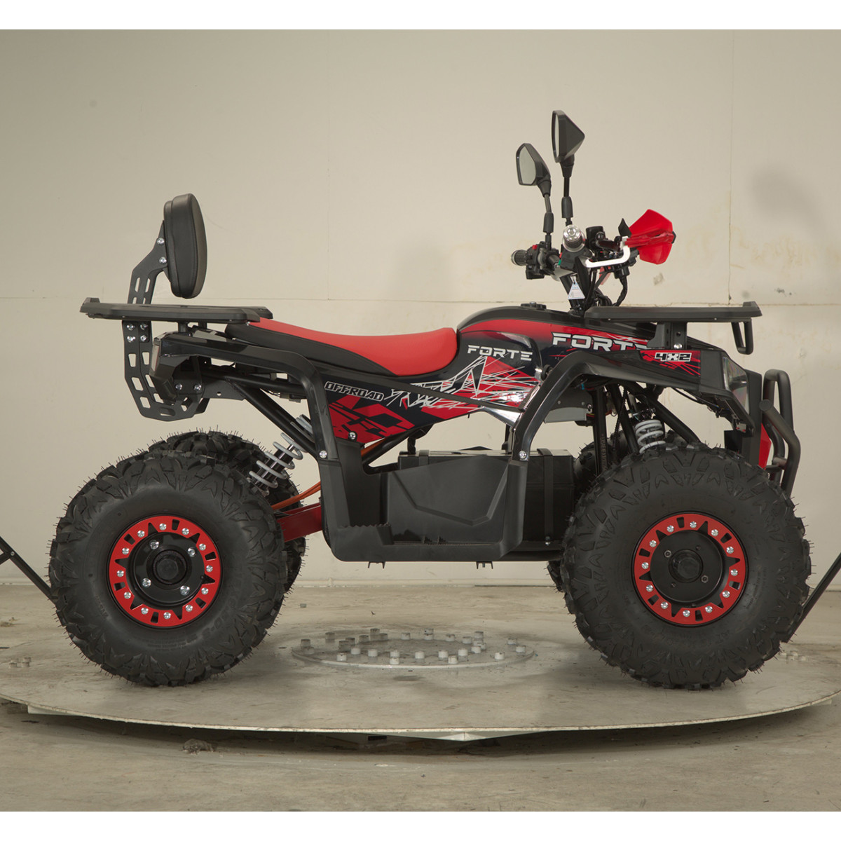Квадроцикл аккумуляторный FORTE ATV1000G Черно-красный