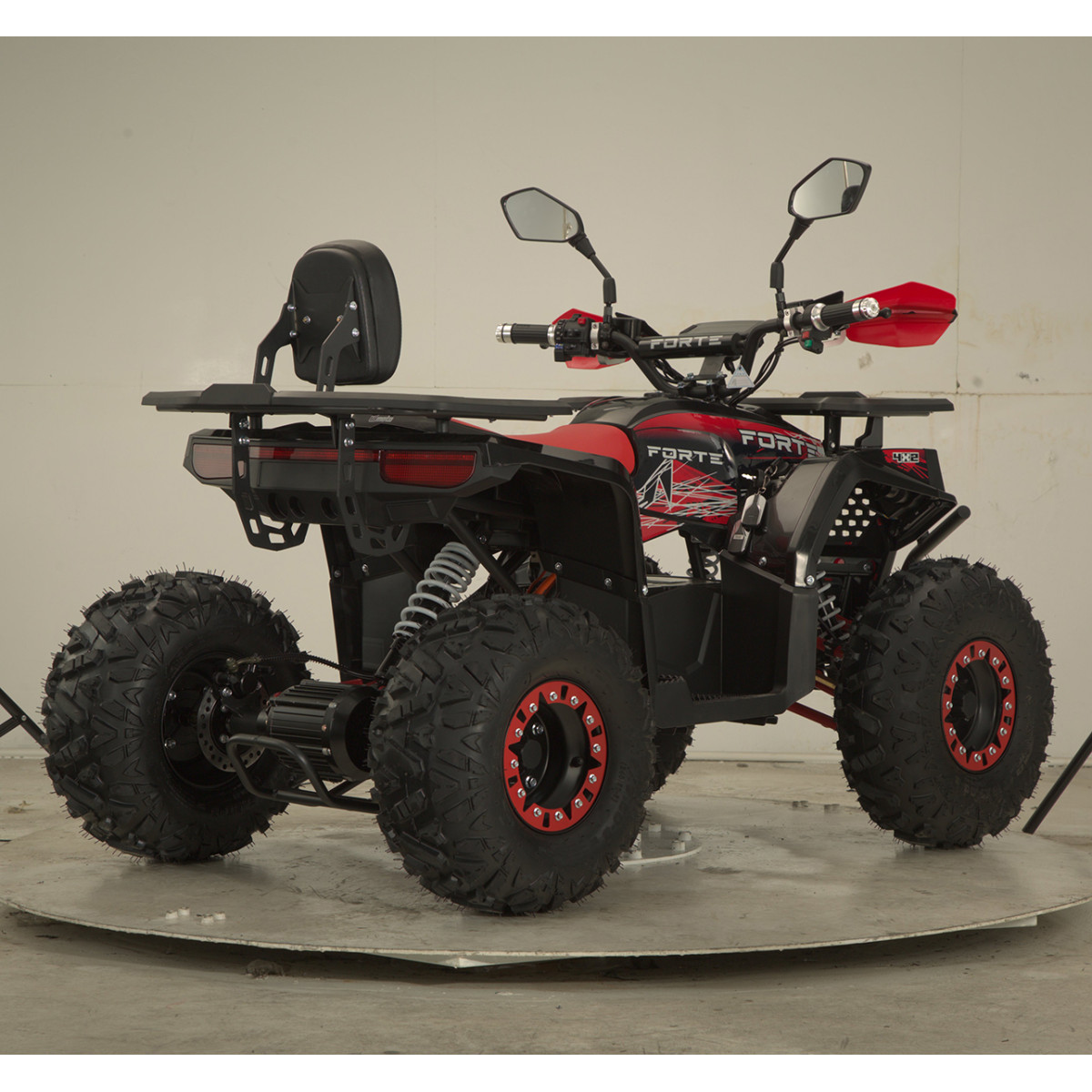 Квадроцикл аккумуляторный FORTE ATV1000G Черно-красный