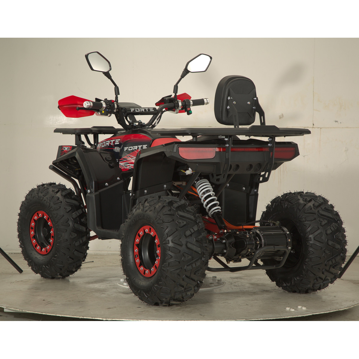 Квадроцикл аккумуляторный FORTE ATV1000G Черно-красный