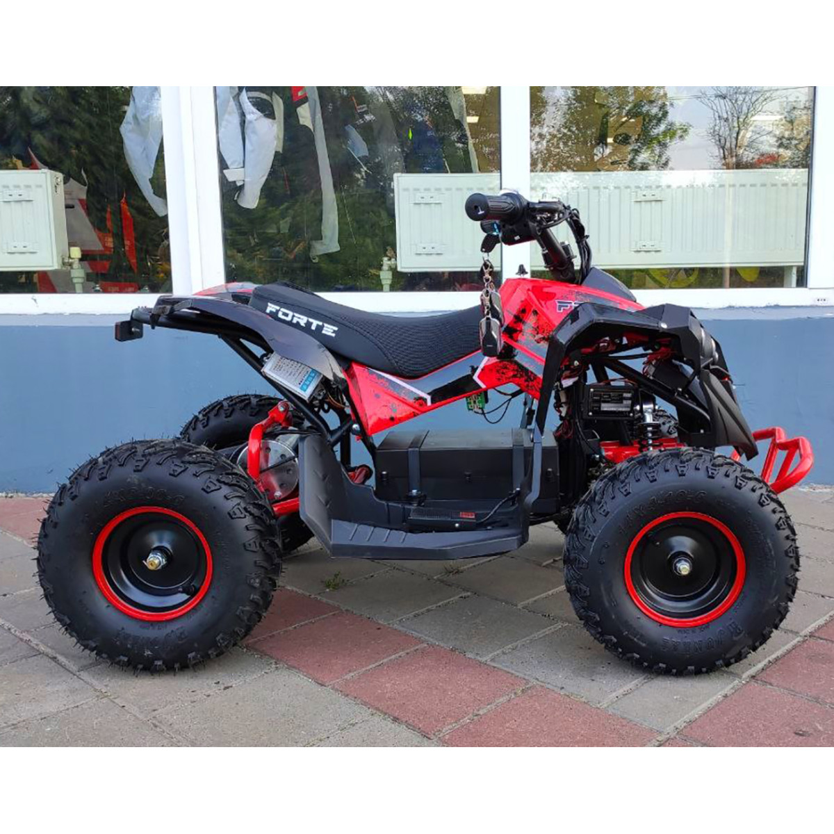 Квадроцикл аккумуляторный FORTE ATV1200QB красный