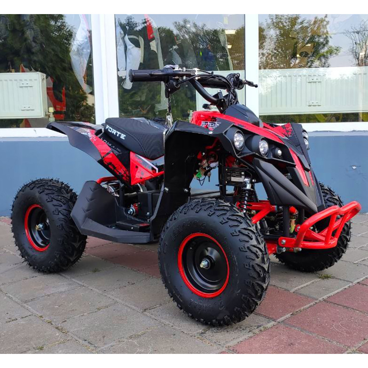 Квадроцикл аккумуляторный FORTE ATV1200QB красный