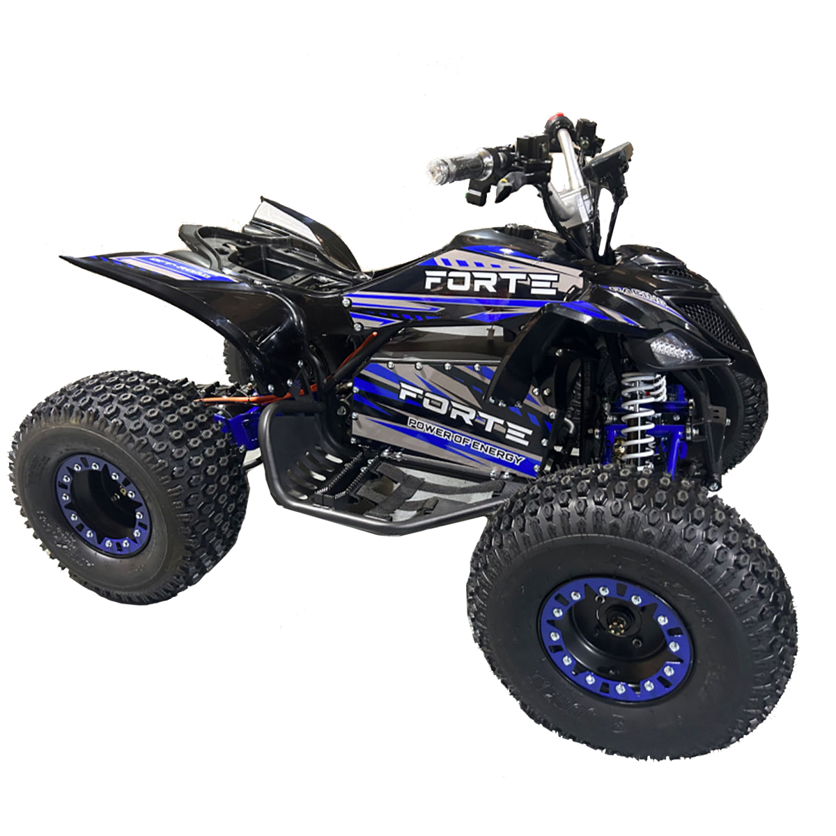 Квадроцикл аккумуляторный FORTE ATV1000I Черно-голубой