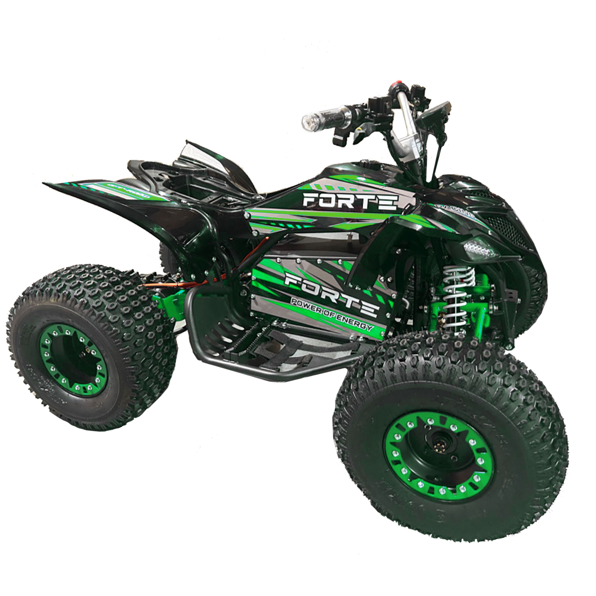 Квадроцикл аккумуляторный FORTE ATV1000I Черно-зеленый
