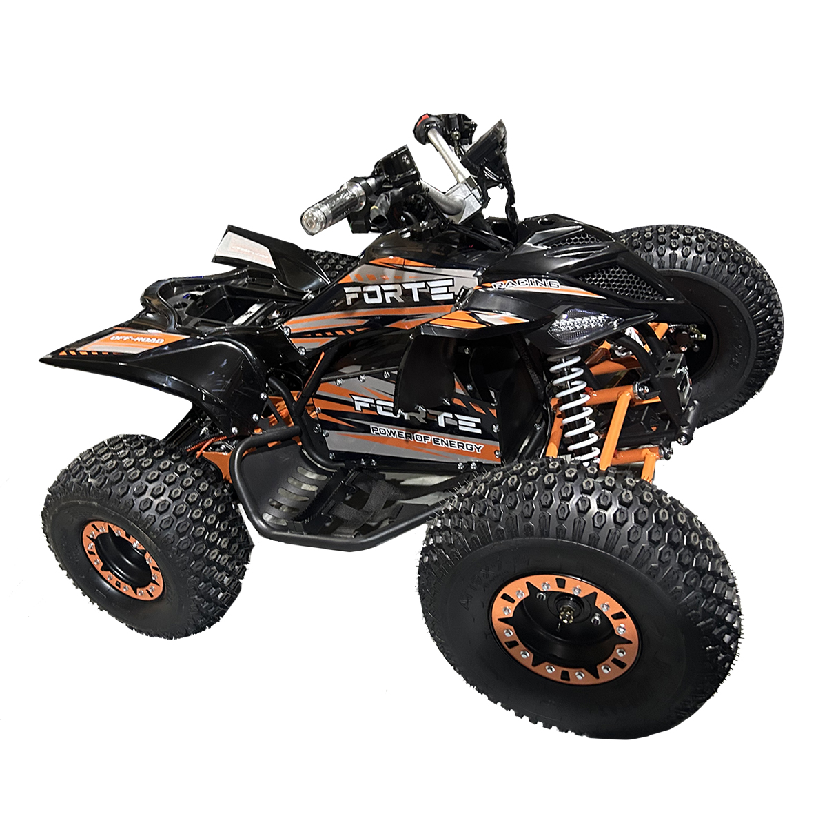 Квадроцикл аккумуляторный FORTE ATV1000I Черно-оранжевый