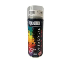 Аэрозольная краска графитно-серая универсальная BUDFIX RAL 7024 400 мл