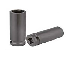 Головка ударна довга шестигранна 1/2" фосфат. 17x78мм Haisser 70242